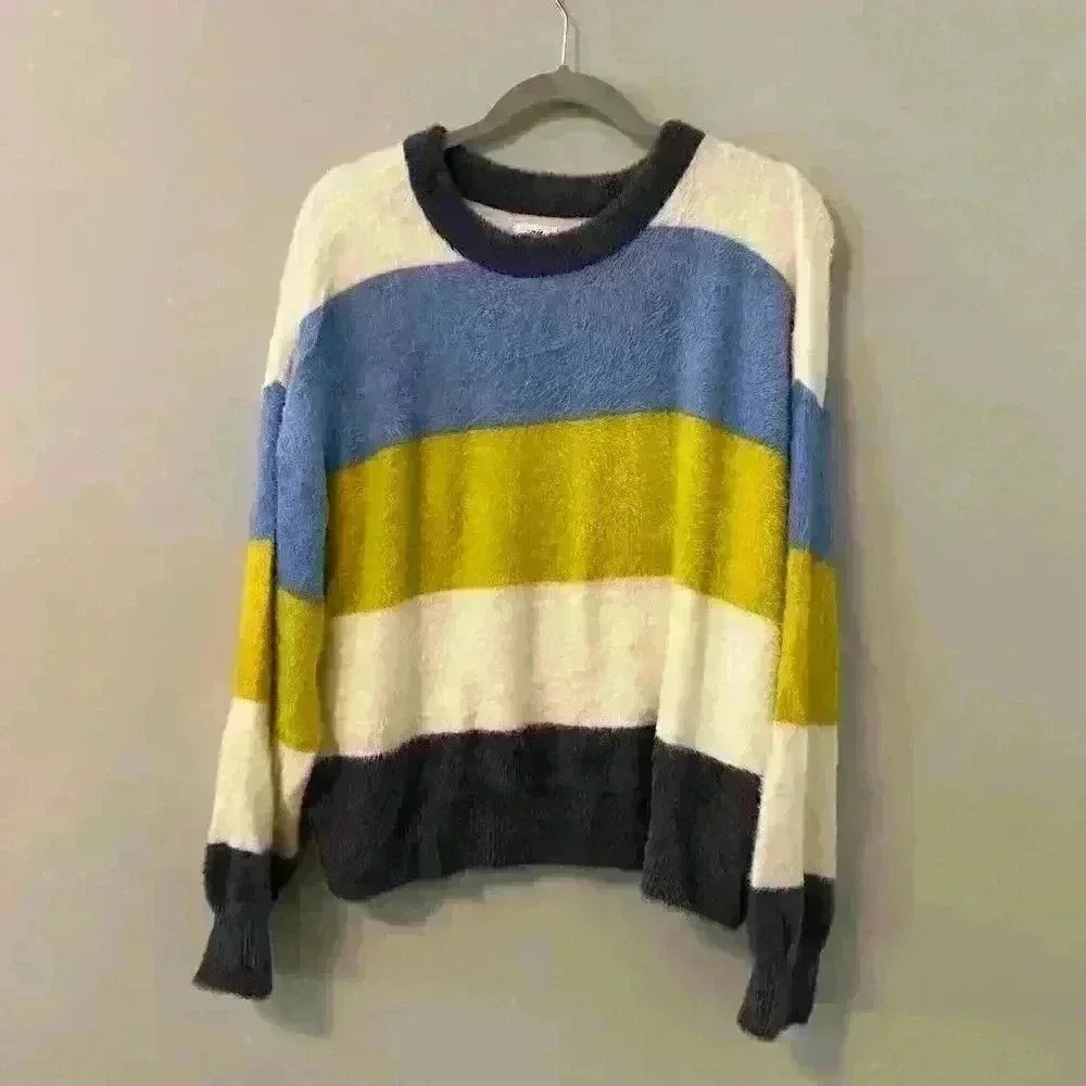 Aerie Flurry Crew Pullover Size Small